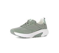 Sneaker GABOR "Sneaker low Materialmix Leder/Lederimitat", Damen, Gr. 43, grün, Schuhe Sneaker (10837719-43) grün