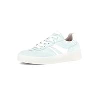 Gabor Damen Low-Top Sneaker, Frauen Sandalen,Derby,Silber,grau,beige,Lack,braun,klassisch,Komfort-Mehrweite,modisch,Glacier/Latte,42.5 EU / 8.5 UK