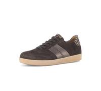 Sneaker GABOR "Sneaker low Materialmix Leder", Damen, Gr. 37,5, braun, Schuhe Sneaker (81815723-37,5) braun