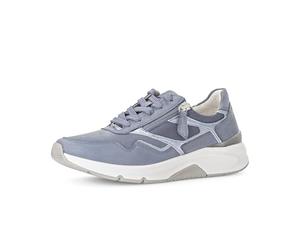 Gabor Damen Low-Top Sneaker, Frauen Sandalen,einlege-Sohle,geschlossen,Holly-Jolly,Nappa-Leder,Night-Blue,Off-White,Oliv,Heaven,39 EU / 6 UK