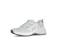 Gabor Damen Low-Top Sneaker, Frauen Sandalen,elastisch,gepolstert,polsterung,feminin,pink,Wide-fit,h-Weite,Glacier/ltgrey/Weiss,41 EU / 7.5 UK