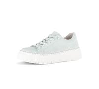 Gabor Damen Low-Top Sneaker, Frauen Sandalen,gemuetlich,weiblich,stilvoll,sexy,Glamour,Style,Stil,trendy,Wellness,Glacier (Silber),44 EU / 9.5 UK