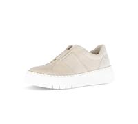 Gabor Sneaker Low Rauleder, Damen, Beige, Gr. 40,5 (11663422)