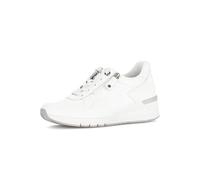 Gabor Damen Low-Top Sneaker, Frauen Sandalen,Halbschuhe,straßenschuhe,sportlich,Passform,Comfort,wechsel-Fussbett,Optifit,Weiss,39 EU / 6 UK