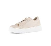 Gabor Damen Low-Top Sneaker, Frauen Sandalen,komfortable,Kunst-Stoff,laessig,langlebig,leger,Pass-Form,Pflege-leicht,Rouge (Natur),43 EU / 9 UK