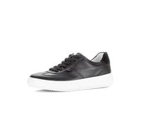 Gabor Damen Low-Top Sneaker, Frauen Sandalen,komfortable,Kunst-Stoff,laessig,langlebig,Pass-Form,Pflege-leicht,Plateau,schwarz,41 EU / 7.5 UK