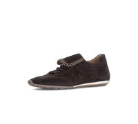Gabor Damen Low-Top Sneaker, Frauen Sandalen,Leder-Ware,Trend-bewusst,praktisch,Schmerz-lindernd,Schmerz-mindernd,Arbeit,Mocca,40 EU / 6.5 UK