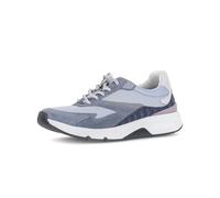 Gabor Sneaker Rollingsoft Damen Low-Top Blau/Weiß Größe 39 EU / 6 UK