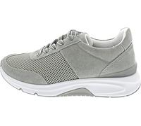 Gabor Keilsneaker ROLLINGSOFT Damen Grau Größe 40 Textil/Veloursleder Schnürschuh
