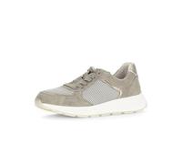 Gabor Damen Low-Top Sneaker, Frauen Sandalen,Passform,Comfort,wechsel-Fussbett,Optifit,breit,Hovercraft,atmungs-aktiv,salvia Kombi,39 EU / 6 UK