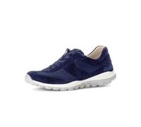 Sneaker GABOR "Sneaker low Lederimitat", Damen, Gr. 36, blau, Schuhe Sneaker (34861011-36) blau