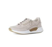 Gabor Damen Low-Top Sneaker, Frauen Sandalen,Strandschuhe,Halbschuhe,straßenschuhe,sportlich,Passform,Comfort,Optifit,breit,Puder,36 EU / 3.5 UK