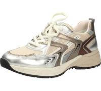 Gabor Damen Low-Top Sneaker, Frauen Sandalen,Tritt-fest,vegan,Wasser-dicht,Rose,gemuetlich,weiblich,stilvoll,Puder/silb/Mutaro k.,41 EU / 7.5 UK