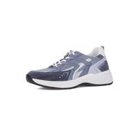 Gabor Damen Low-Top Sneaker, Frauen Sandalen,verspielt,Leder-Ware,Trend-bewusst,praktisch,Schmerz-lindernd,Arbeit,Blue k./Weiss,40 EU / 6.5 UK