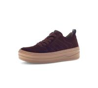 Gabor Sneaker 73.352 Damen Schnürschuhe Mulberry (weinrot) Größe 41 EU / 7,5 UK