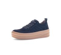 Gabor Best Fitting Schuhe Sneakers blau pazifik Plateau 73.352.16 für Damen, blau, Größe 42 ½ EU / 8,5 UK