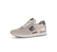 Gabor Damen Low-Top Sneaker, Frauen Sneaker,antikrosa,Casual,Fashion,metallic,Effekt,Easy-Walking,elegant,Gold,Kiesel/Silk/Bronce,39 EU / 6 UK