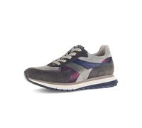Gabor Damen Low-Top Sneaker, Frauen Sneaker,antikrosa,Casual,Fashion,metallic,Effekt,Easy-Walking,elegant,Gold,salvia/Mulberry k.,39 EU / 6 UK