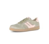 Sneaker GABOR "Sneaker low Rauleder", Damen, Gr. 37, grün, Schuhe Sneaker (97973659-37) grün