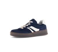 Gabor Damen Low-Top Sneaker, Frauen Sneaker,blau,Rolling-Soft,Sensitive,Basic,Derby,Silber,rosa,grau,beige,Lack,braun,Blue/Latte,41 EU / 7.5 UK
