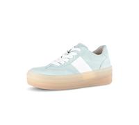 Gabor Damen Low-Top Sneaker, Frauen Sneaker,braun,klassisch,Komfort-Mehrweite,modisch,orthopaedisch,einlege-Sohlen,Glacier/Latte,40 EU / 6.5 UK