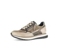 Gabor comfort 76378-34 Farro/Noce/Bronce (Hellbraun) - sportlicher Schnürschuh - Damenschuhe Bequeme Schnürschuhe, Braun, leder/textil (velour/nappa/met.) für Damen, braun, Größe 40 ½ EU / 7 UK