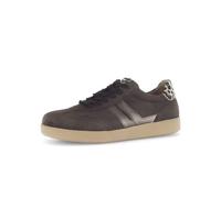 Gabor Damen Low-Top Sneaker, Frauen Sneaker,elegant,einlege-Sohle,geschlossen,Holly-Jolly,Nappa-Leder,Off-White,Brown/Bronce/Natur,35 EU / 2.5 UK