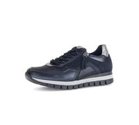 Gabor Damen Low-Top Sneaker, Frauen Sneaker,Freizeitschuhe,Turnschuhe,Laufschuhe,schnürschuhe,schnürer,Comfort,Ocean/antiksilber,40 EU / 6.5 UK