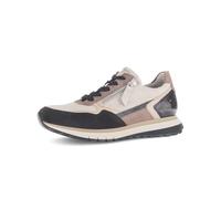 Gabor Damen Low-Top Sneaker, Frauen Sneaker,gesund,elastisch,gepolstert,polsterung,feminin,pink,Wide-fit,h-Weite,Oak/Brown Kombi,40.5 EU / 7 UK