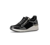 Gabor Damen Low-Top Sneaker, Frauen Sneaker,gesundheits-Schuhe,Kunst-Stoff,laessig,langlebig,leger,Pass-Form,Pflege-leicht,schwarz,40.5 EU / 7 UK