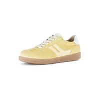 Gabor Damen Low-Top Sneaker, Frauen Sneaker,grau,beige,Lack,braun,klassisch,Komfort-Mehrweite,modisch,orthopaedisch,Yellow Combi.,39 EU / 6 UK