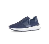 Gabor Damen Low-Top Sneaker, Frauen Sneaker,hochwertig,schick,verspielt,Leder-Ware,chic,Trend-bewusst,praktisch,Arbeit,Atlantik,35 EU / 2.5 UK