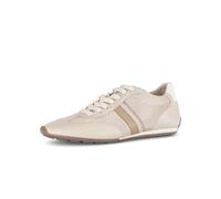 Gabor Sneaker Oasi Kombi Low Damen Beige Leder Gr. 40,5