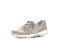 Gabor Damen Low-Top Sneaker, Frauen Sneaker,komfortable,Kunst-Stoff,laessig,langlebig,leger,Pass-Form,Pflege-leicht,Muschel/leinen,38.5 EU / 5.5 UK