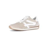 Gabor Damen Low-Top Sneaker, Frauen Sneaker,Komfortable Mehrweite (H),oasi/Weiss (33),40.5 EU / 7 UK