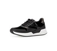 Gabor Damen Low-Top Sneaker, Frauen Sneaker,langlebig,leger,Pass-Form,Pflege-leicht,Plateau,qualitaet,Respira,robust,schwarz Kombi,35 EU / 2.5 UK