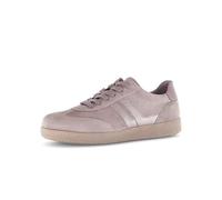 Gabor Damen Low-Top Sneaker, Frauen Sneaker,Leder-Sohle,Cherry,Merlot,Sport-Dynamic,g-Weite,glatt-Leder,silbrt,Rosewood/Dark Rose,38.5 EU / 5.5 UK
