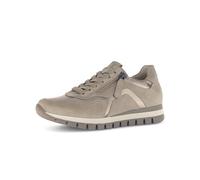 Gabor Damen Low-Top Sneaker Mutaro/Silk, beige, Leder, schmerzlindernd, Größe 40 EU / 6,5 UK
