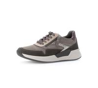 Gabor Damen Low-Top Sneaker, Frauen Sneaker,metallic,Effekt,Easy-Walking,elegant,einlege-Sohle,geschlossen,Gold,Mohair/Sherwood k.,42 EU / 8 UK