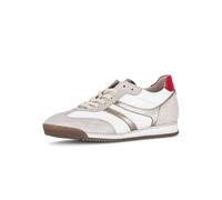 Gabor Damen Low-Top Sneaker, Frauen Sneaker,Moderate Mehrweite (G),beige/fire Kombi (14),39 EU / 6 UK