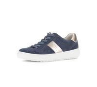 Gabor Damen Low-Top Sneaker, Frauen Sneaker,Moderate Mehrweite (G),Best Fitting,Denim/Puder (13),38.5 EU / 5.5 UK