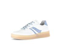 Gabor Damen Low-Top Sneaker, Frauen Sneaker,Nappa-Leder,Night-Blue,Off-White,Oliv,offen,Ultra-Light,Visone,Amazon,extra,Latte/Azur,41 EU / 7.5 UK