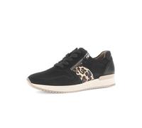 Gabor Damen Low-Top Sneaker, Frauen Sneaker,offen,Ultra-Light,Visone,Amazon,bequem-e,bequemlichkeit,breite,extra,schwarz/Natur,40 EU / 6.5 UK