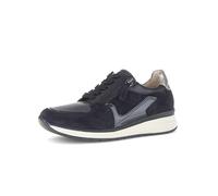 Gabor Damen Low-Top Sneaker, Frauen Sneaker,Optifit,breit,Hovercraft,atmungs-aktiv,sacchetto,weich,Weiss,schwarz,f,Dark-Blue/Steel,42.5 EU / 8.5 UK