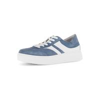 Gabor Damen Low-Top Sneaker, Frauen Sneaker,Pflege-leicht,Plateau,qualitaet,Respira,robust,rustikal,sensitiv,stabil,Heaven/Weiss,40 EU / 6.5 UK