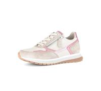 Gabor Damen Low-Top Sneaker, Frauen Sneaker,Rolling-Soft,Sensitive,Basic,Derby,Silber,rosa,grau,beige,Lack,braun,Panna/oasi/Rose,38 EU / 5 UK