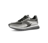 Gabor Damen Low-Top Sneaker, Frauen Sneaker,Rolling-Soft,Sensitive,Derby,Silber,rosa,grau,beige,Lack,braun,pink,Graphit/Fucile k.,39 EU / 6 UK