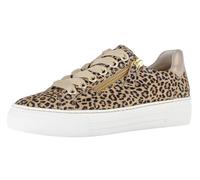 Gabor Damen Low-Top Sneaker, Frauen Sneaker,sacchetto,Weiss,schwarz,Jollys,Glitzer,blau,Rolling-Soft,Sensitive,Basic,Natur/Platino,38.5 EU / 5.5 UK