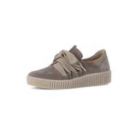 Gabor Schuhe braun mohair Velour Damen Slipper 73.333.18 - Größe 39