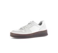 Gabor Damen Low-Top Sneaker, Frauen Sneaker,schnürschuhe,schnürer,Passform,Comfort,wechsel-Fussbett,Optifit,rot,Offwhite/ltgrey,38 EU / 5 UK